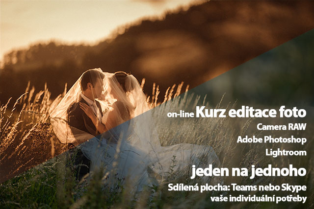 Lightroom Photoshop on-line České Budějovice Kurz online editace fotografií